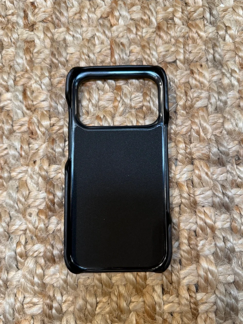 N/A black faux